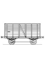 MBT 20.06.052 HSM veewagen 64 (1845), overdekte wagon 18 voor spoor 0