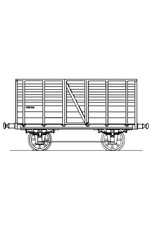 NVM 20.06.052 HSM Vieh 64 (1845), Planwagen 18 für Spur 0