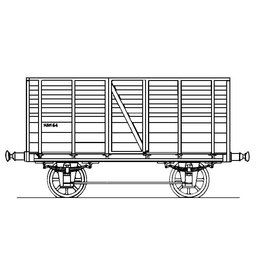 MBT 20.06.052 HSM cattle wagon 64 (1845), covered wagon 18 for gauge 0