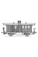 MBT 20.06.053 bagagewagen met postafdeling NCS LD 101-103 voor spoor 0