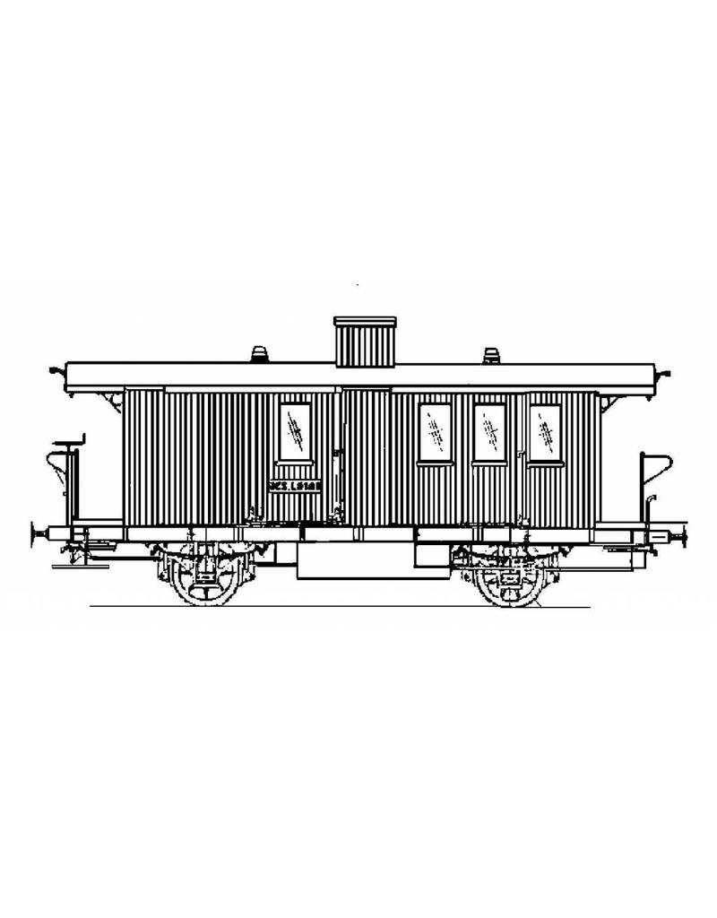 MBT 20.06.053 Gepäckwagen mit Postabteil NCS LD 101-103 für Spur 0