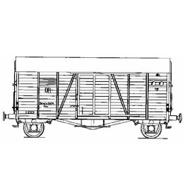 MBT 20.06.056 NS goederenwagen Deutsche Reichsbahn Ghs voor spoor 0