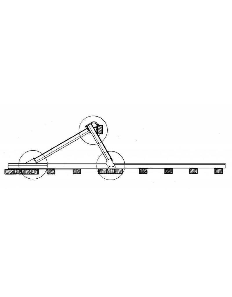 MBT 20.07.007 NS stootblok voor spoor 0