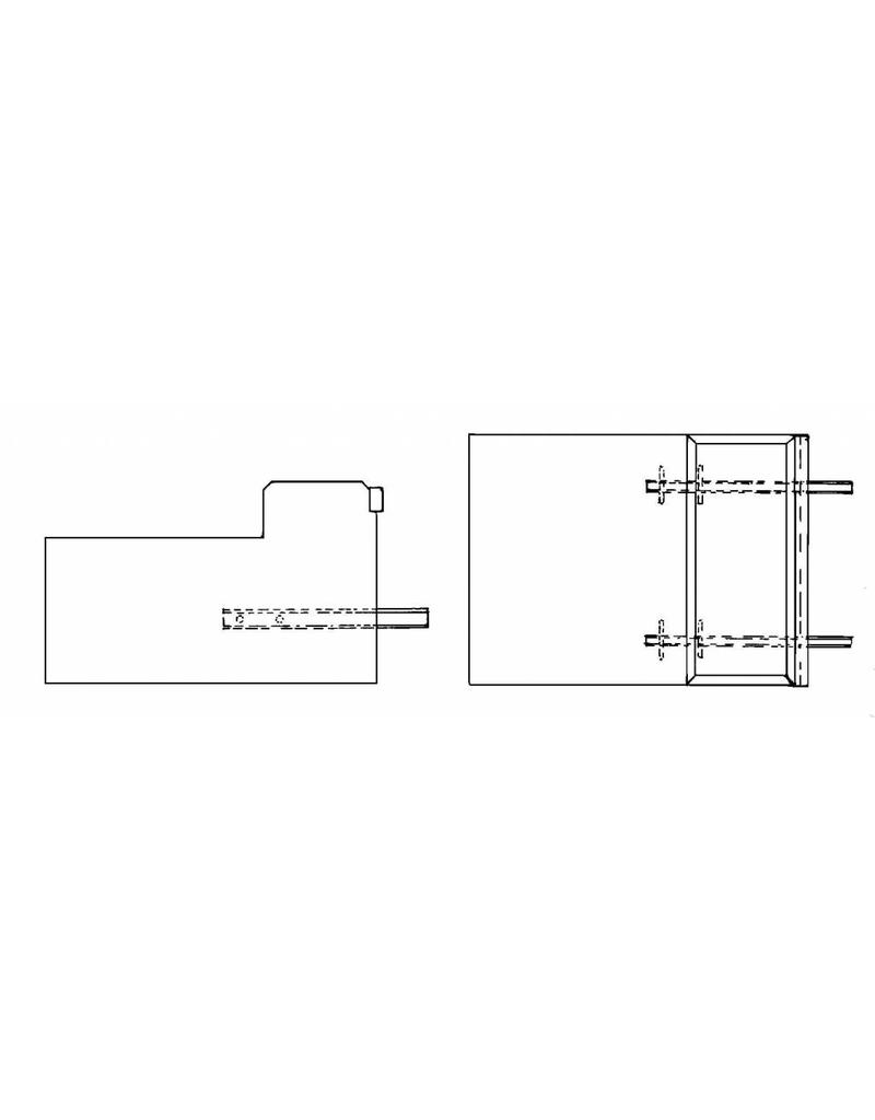 MBT 20.07.009 Betonprellbock für Spur 0