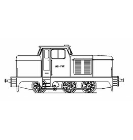 MBT 20.12.001 industrial shunting locomotive; freelance model for H0 gauge