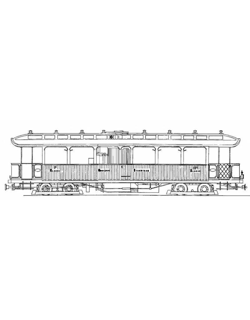 MBT 20.20.003 carriage no.1 of the Gooische Steam Tram for track 1