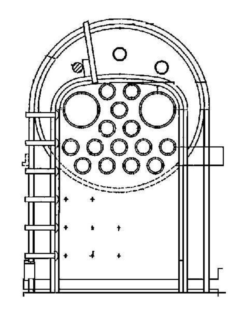 MBT 20.20.004 ketel voor Crampton locomotief, voor 5"-spoor (127 mm)
