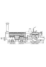 MBT 20.20.005 Crampton locomotief; voor 5"-spoor (127 mm)