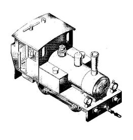 MBT 20.20.007 0-B-0 2-Zylinder gasbefeuerte Lokomotive für Spur 1