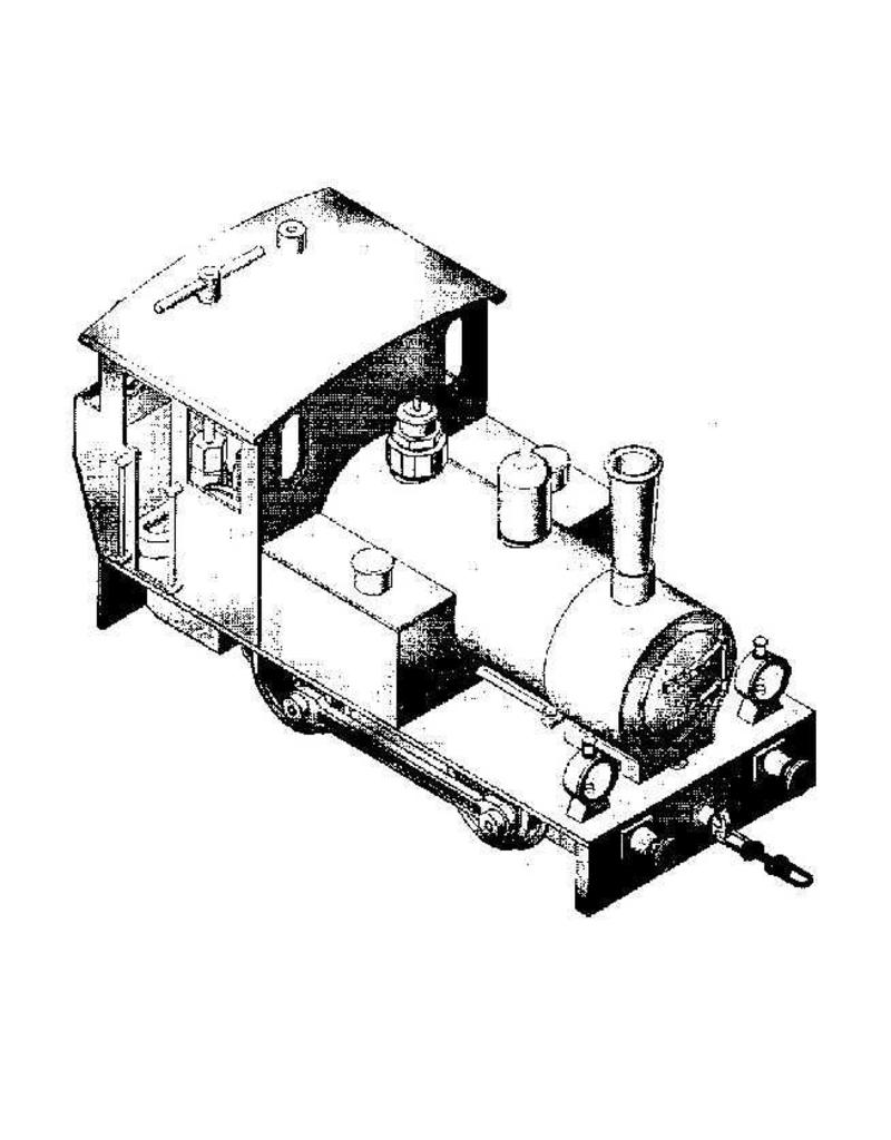MBT 20.20.007 0-B-0 2-Zylinder gasbefeuerte Lokomotive für Spur 1