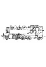 NVM 20.20.009 CD-Dampflokomotive Baureihe 64; für 7,25 "track ;. Autocad Zeichnungen, Feigen- und Beschreibung