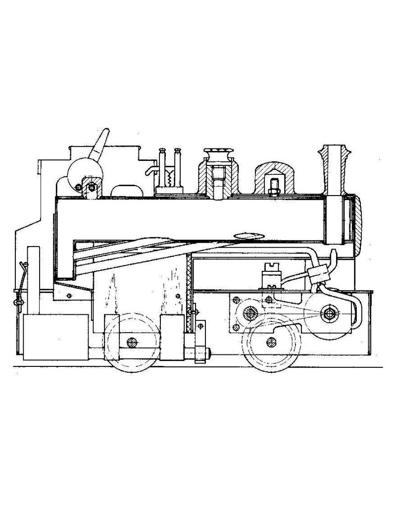 MBT 20.20.010 NTM steam tram locomotive (Maffei, 1914); for gauge 1 (45 mm)