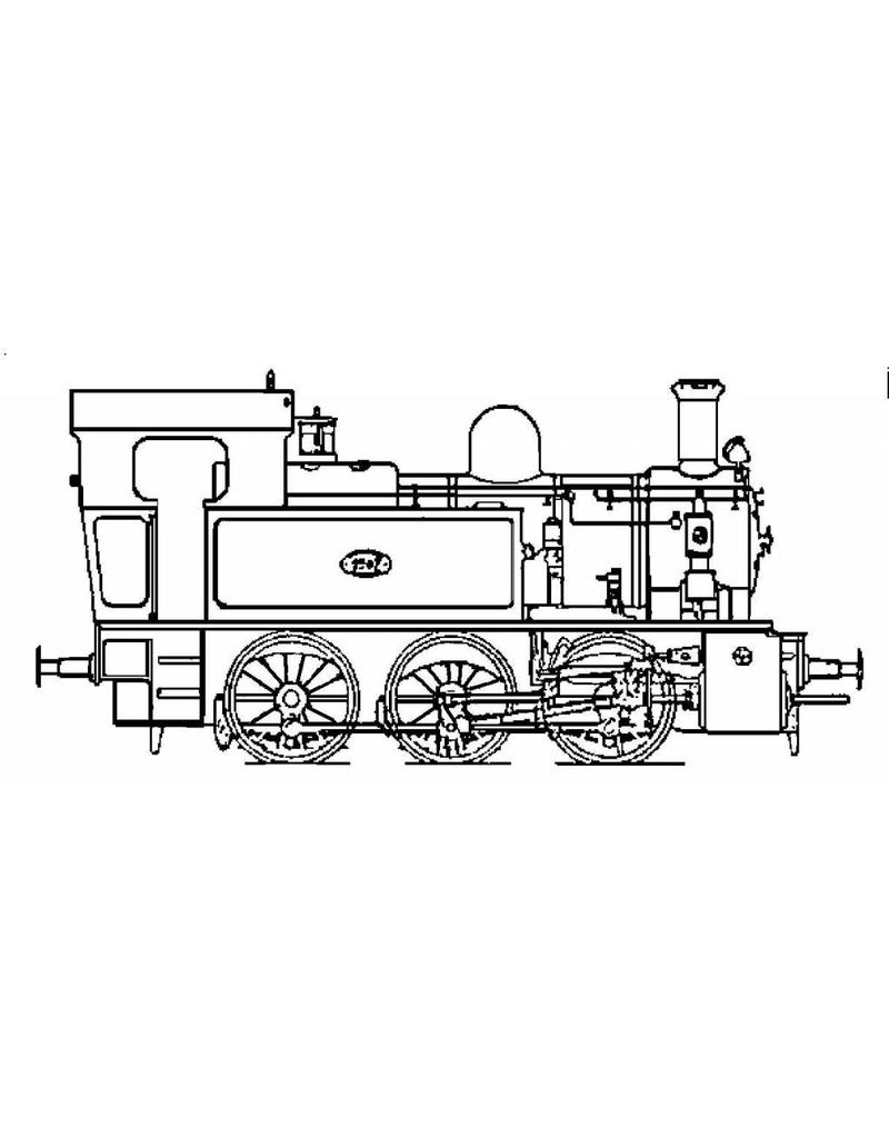 MBT 20.20.019 Tenderlokomotive Baureihe NS 8507 - ex SS 227; für Spur 2 (58 mm)