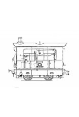 NVM 20.20.022 WSM Zug Dampflokomotive 15-20; Track für 7,25 "(184 mm)