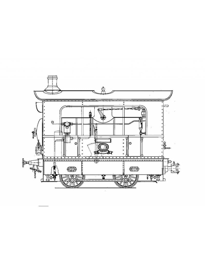 MBT 20.20.022 WSM stoomtramlocomotief 15 - 20; voor spoor 7,25" (184 mm)