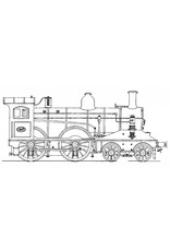 NVM 20.20.023 Stoomlocomotief NS 1900 - ("Jonge Juffer"); voor spoor 2 (58 mm)