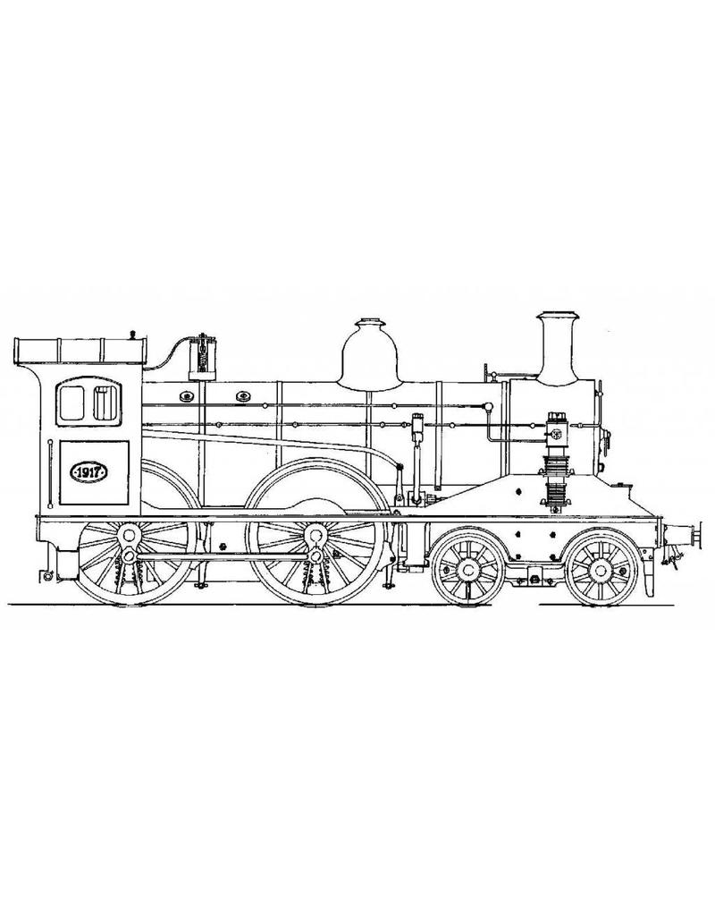 NVM 20.20.023 Stoomlocomotief NS 1900 - ("Jonge Juffer"); voor spoor 2 (58 mm)