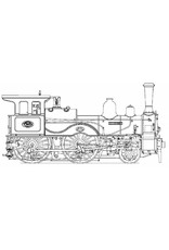 MBT 20.20.027 Stoomlocomotief NS 1125 "Leeuwenhoek" - ("Snelloper"); voor spoor 3,5" (89 mm)