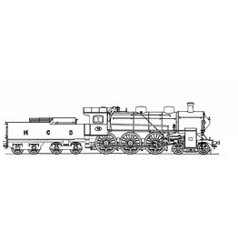 NVM 20.20.028 2C sneltrein locomotief NCS 76 - ("Zeppelin"); voor spoor 2 (58 mm)