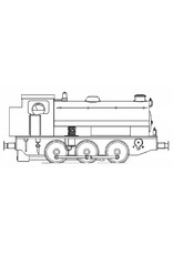 MBT 20.20.029 stoomlocomotief NS 8800 - ("Saddletank"); voor spoor 1 (45 mm)