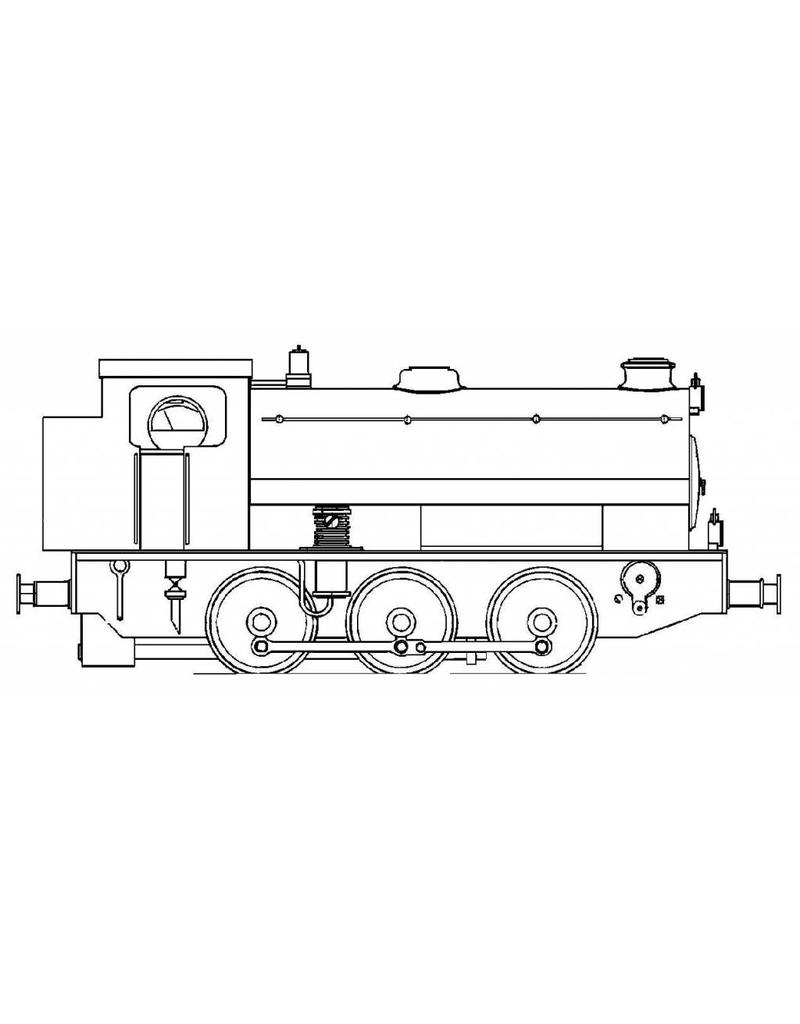 NVM 20.20.029 stoomlocomotief NS 8800 - ("Saddletank"); voor spoor 1 (45 mm)