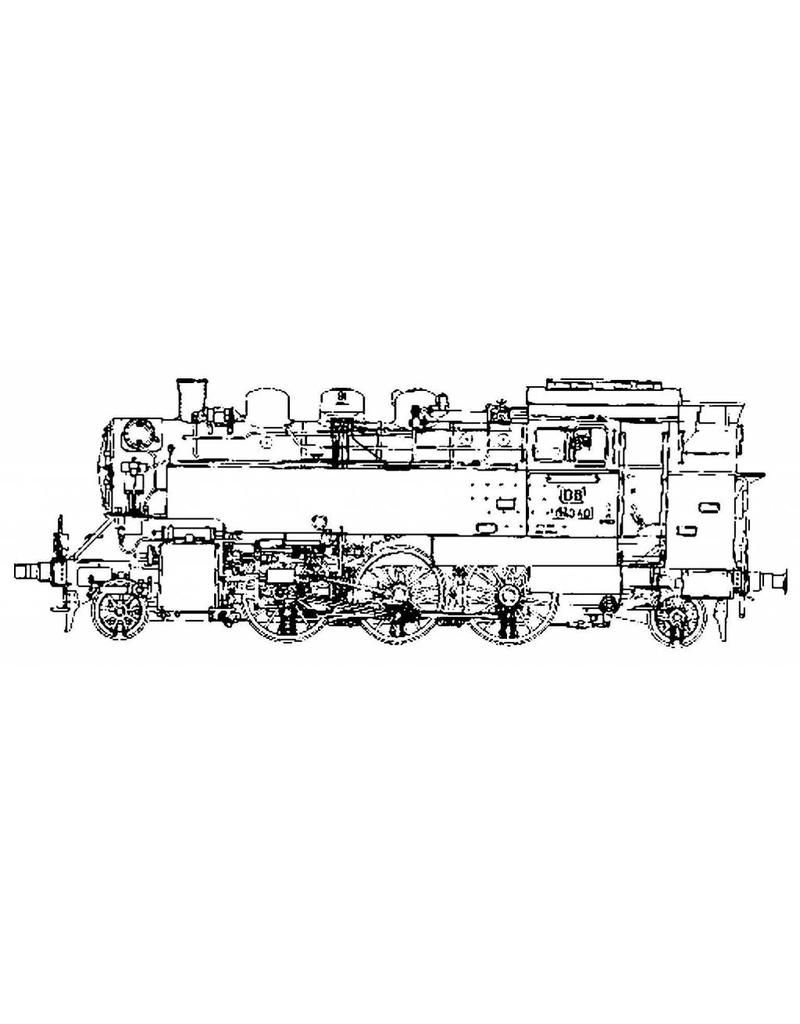 MBT 20.20.032 1-C-1 tenderlocomotief Baureihe 64(DB) - ("Bubikopf"); voor spoor 5" (127 mm)