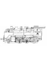 NVM 20.20.033 1-C stoomlocomotief Baureihe 24(DB) - ("Steppenpferd"); voor spoor 5" (127 mm)