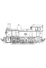 MBT 20.20.035 C- tenderlocomotief NS serie 8500 (SS 221); voor spoor 5" (127 mm)