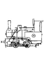 NVM 20.20.040 B Spurlokomotive "Nr.15"; Track für 7,25 "(189 mm)