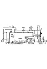 MBT 20.30.001 1-C Verbund-Tenderlokomotive Furka-Oberalpbahn HG3/4 1-10 für Spur 0