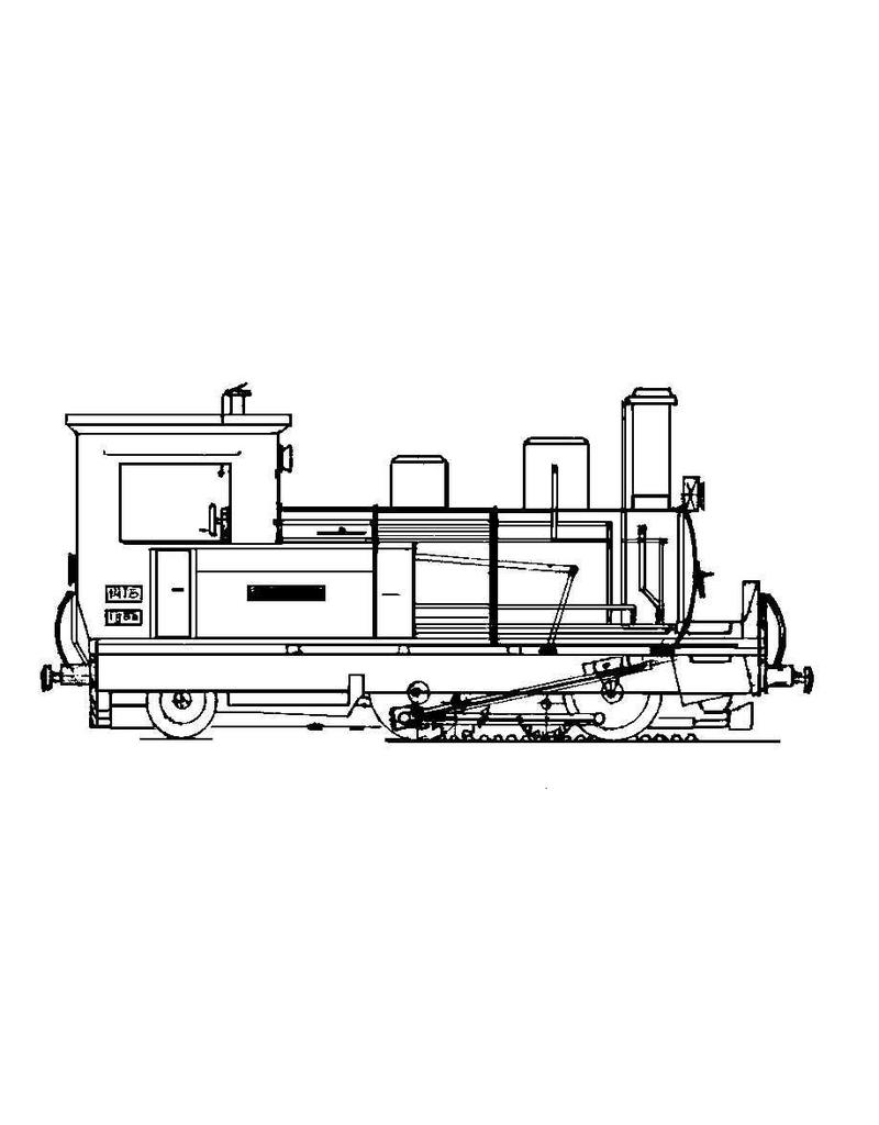 MBT 20.30.004 SLM rack tender locomotive 2/3-6 for H0