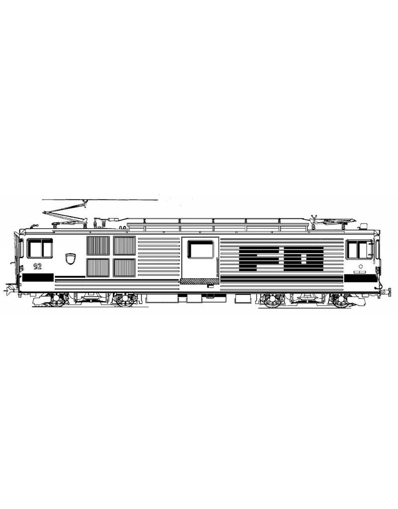NVM 20.31.006 tandrad-adhesielocomotief Deh 4/4 91-94 Furka-Oberalpbahn