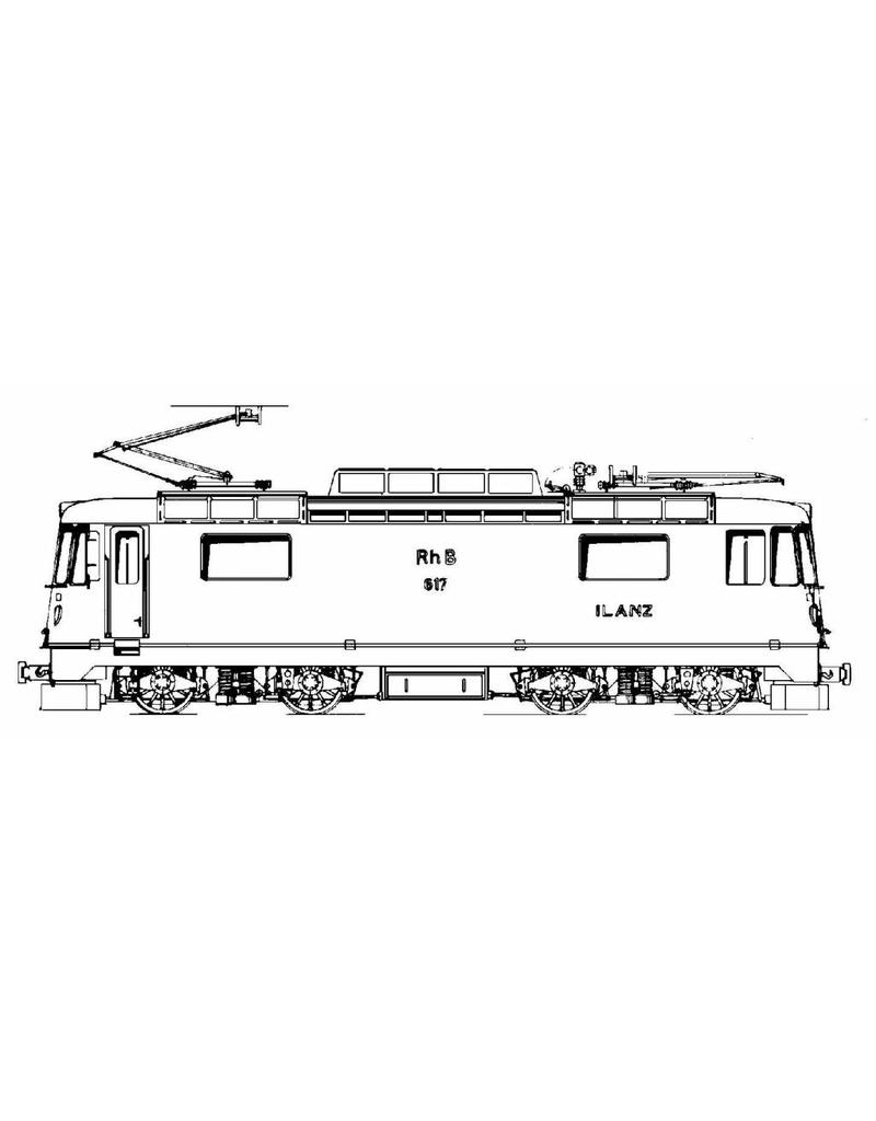 NVM 20.31.007 E-loc Ge 4/4 611-620, 621-633 Rhaetische Bahn voor spoor H0