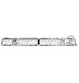 MBT 20.33.003 2-car set ABD He 6/6 2031-2032 Brig-Visp-Zermatt-Bahn for H0 gauge