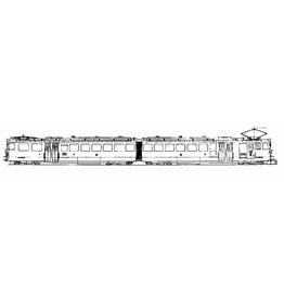MBT 20.33.003 2-Wagen-Set ABD He 6/6 2031-2032 Brig-Visp-Zermatt-Bahn für Spur H0