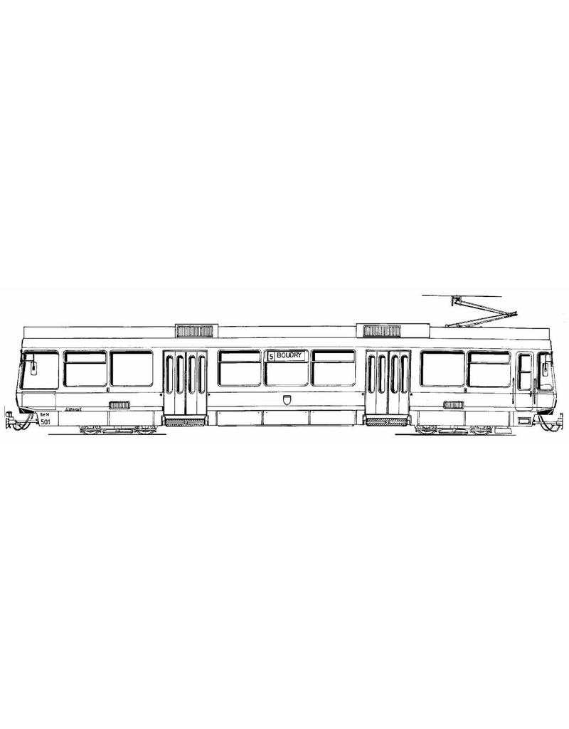 NVM 20.33.009 tram 2000 Neuch?el-Forchbahn TN.BE 501-4, BT 551-4, FB.BE 21-22,