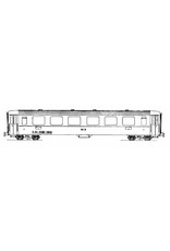 MBT 20.35.001 RhB standard coaches for H0 gauge