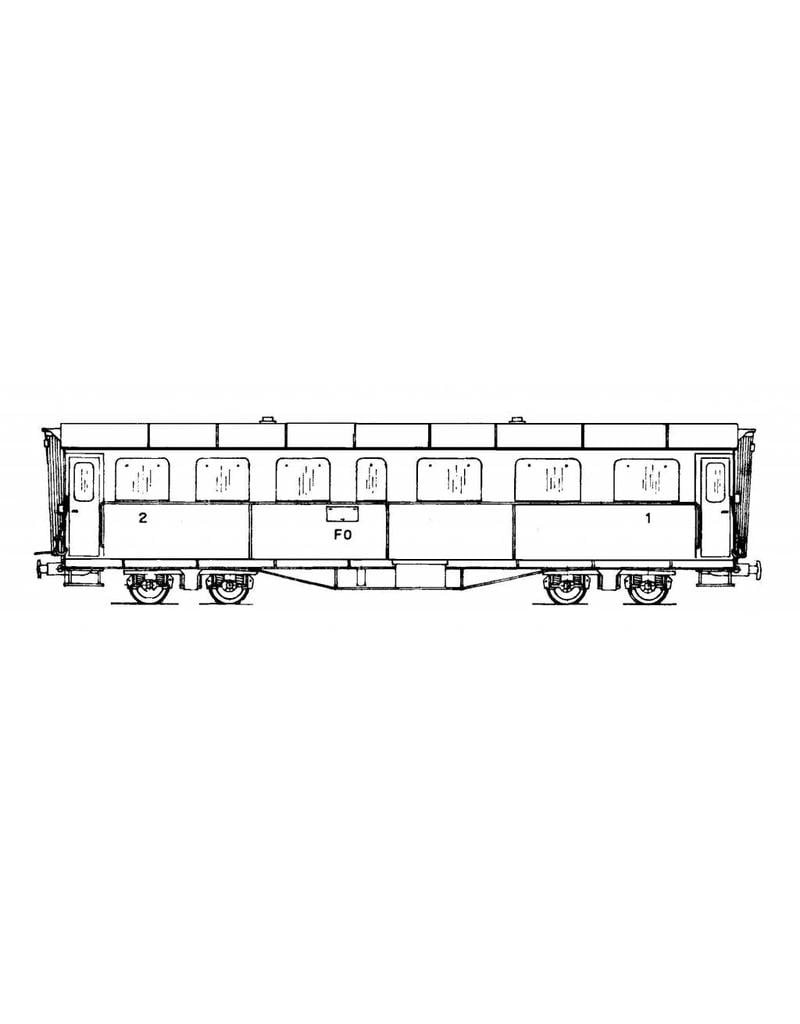MBT 20.35.003 rijtuig AB4u 4162-63 Furka-Oberalpbahn voor spoor H0