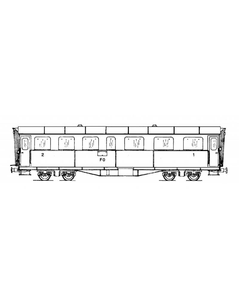 NVM 20.35.003 Wagen AB4ü 4162-63 Furka Oberalp für Spur H0