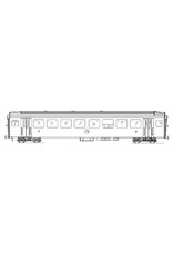 MBT 20.35.004 light alloy carriage A 2071-74 Brig-Visp-Zermatt Railway for gauge 0