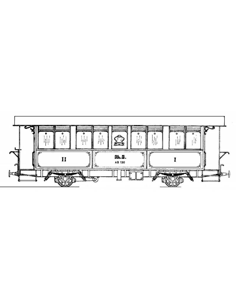 MBT 20.35.005 personenrijtuig A 11-13 Rhaetische Bahn voor spoor 0