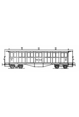 MBT 20.35.006 Personenwagen C4 30-34 Brig-Visp-Zermatt-Bahn für Spur 0