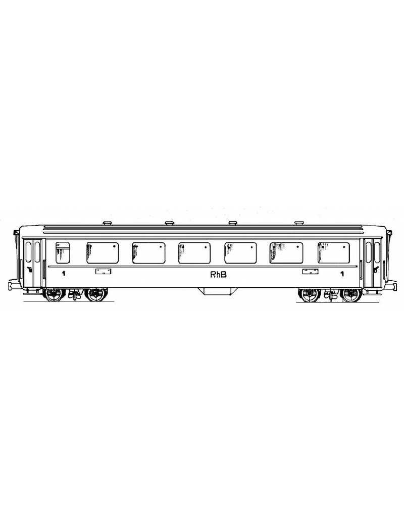 MBT 20.35.009 personenrijtuig A 1253-56 Rhaetische bahn voor spoor TT