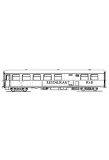 MBT 20.35.011 restauratierijtuig WR 3810-11 Rhaetische Bahn