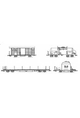 MBT 20.36.002 Diverse goederenwagens Rhaetische Bahn voor spoor H0