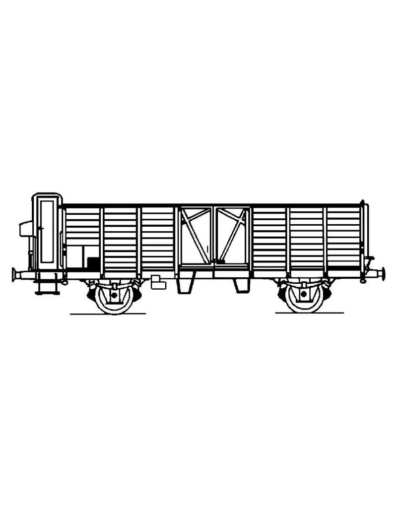 NVM 20.36.005 open goederenwagen E 2185.001 6000-6017 SBB-CFF voor spoor H0