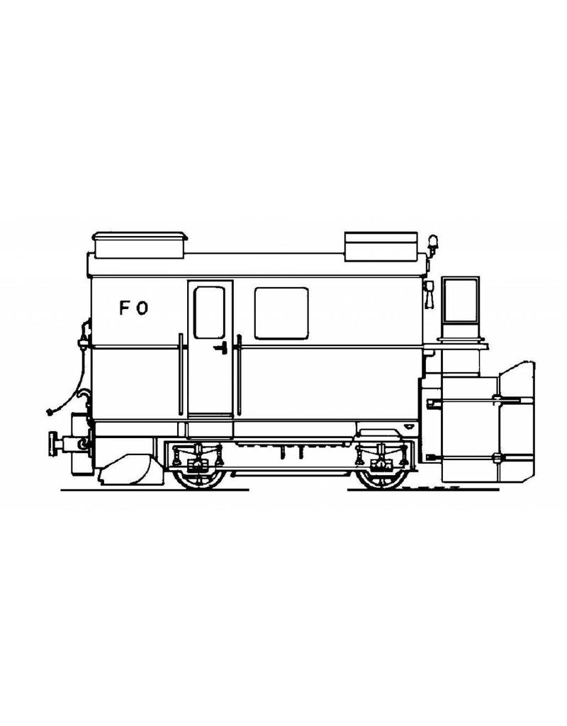 MBT 20.39.001 sneeuwruimer Xrote 4931-33 Furka-Oberalpbahn voor spoor H0