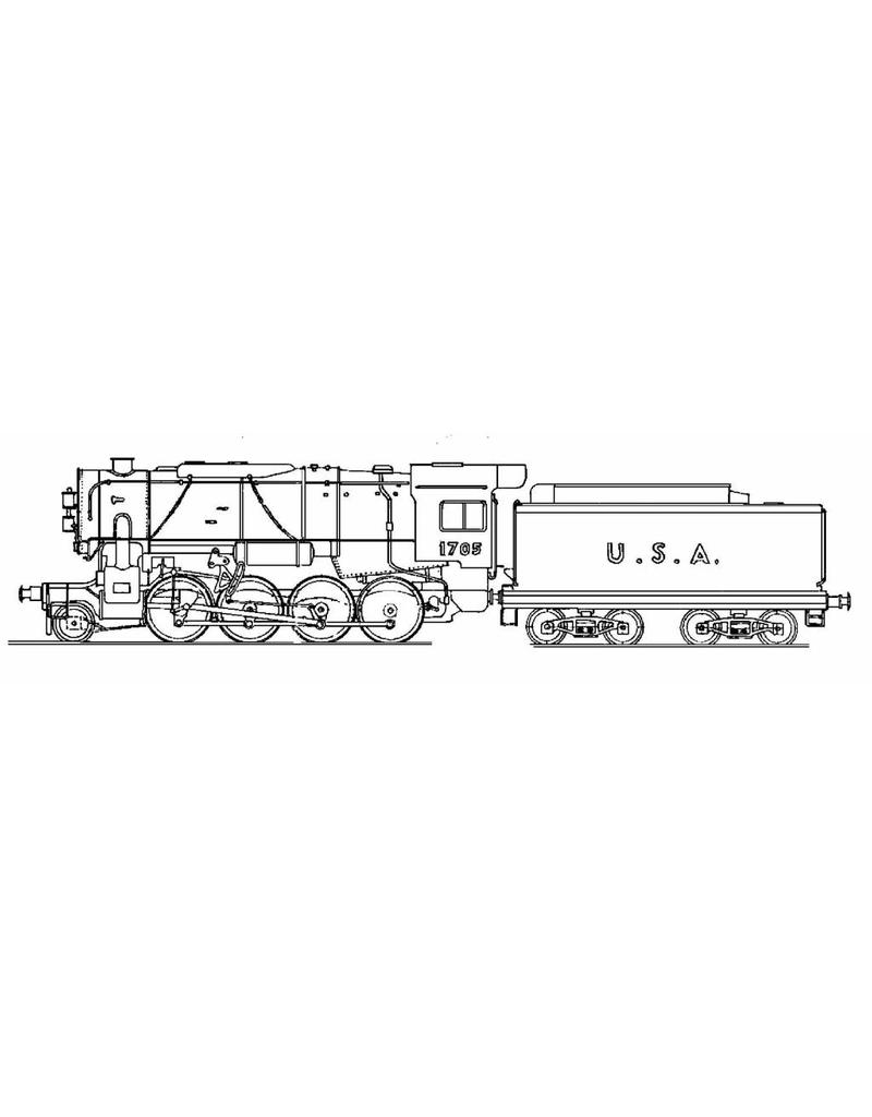 MBT 20.50.001 2-8-0 Lokomotive "Consolidation" für Spur H0