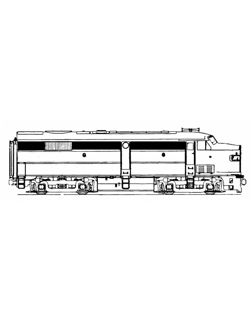 MBT 20.52.001 ALCO DE-Schnellzuglokomotive für Spur H0