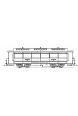 MBT 20.70.002 tramweglocomotief en rijtuigen NZHVM voor spoor 1